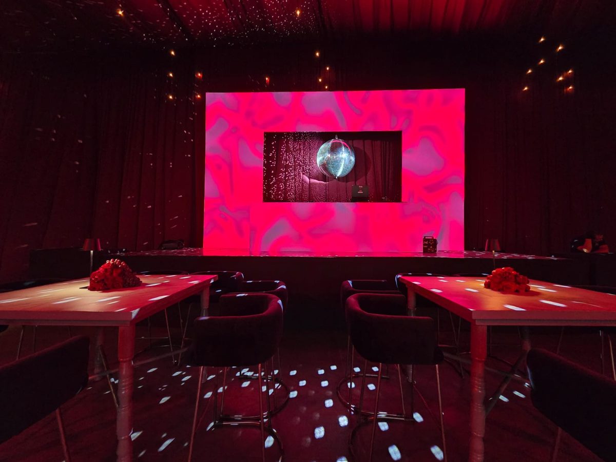 Evento nocturno - Pantalla LED